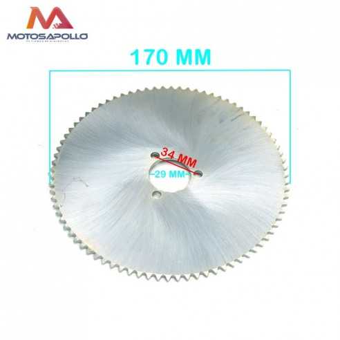 Plato cadena 25H patinete - Motosapollo.com