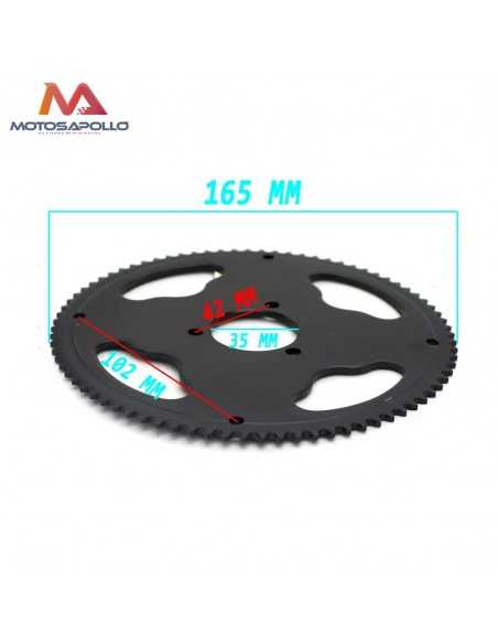 Plato cadena 25H minicross - Motosapollo.com