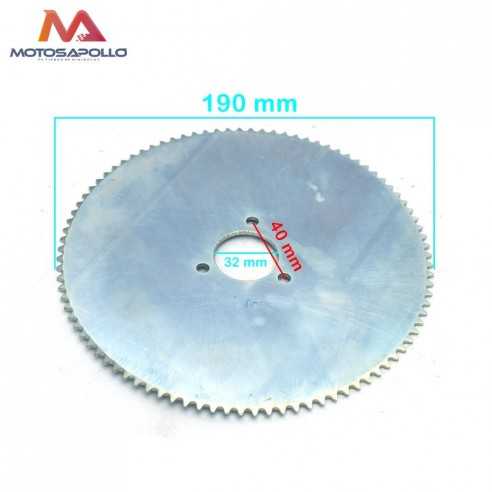 Plato cadena 25H 32mm mini cross - Motosapollo.com