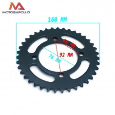 Plato arrastre cadena 420 SDG - Motosapollo.com 2