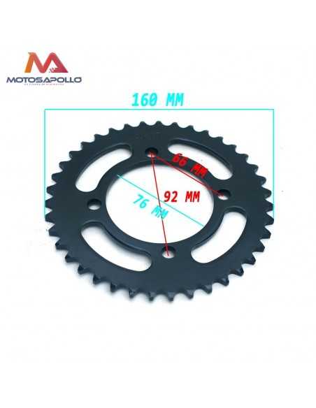Plato arrastre cadena 420 SDG - Motosapollo.com
