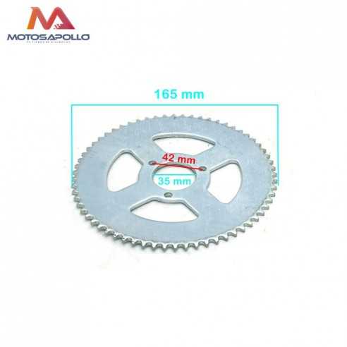 Plato arrastre 64T 35mm minicross - Motosapollo.com