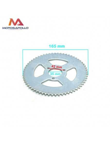 Plato arrastre 64T 35mm minicross - Motosapollo.com