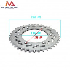 Plato arrastre 42T motocross - Motosapollo.com 2