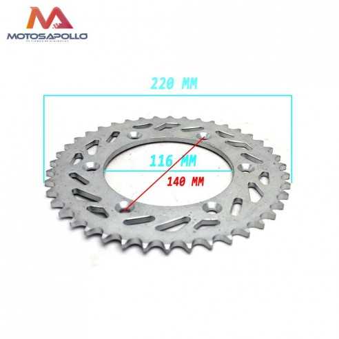 Plato arrastre 42T motocross - Motosapollo.com