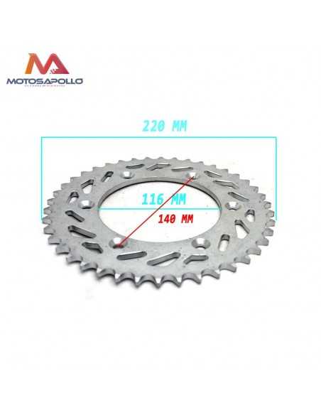 Plato arrastre 42T motocross - Motosapollo.com