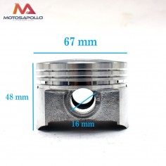 Piston pit bike 67X48mm 250cc ZS - Motosapollo.com 2