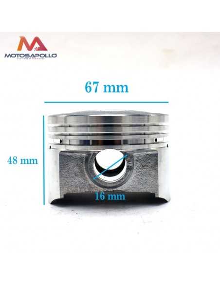 Piston pit bike 67X48mm 250cc ZS - Motosapollo.com
