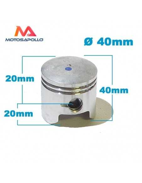 Piston 40 mm 47cc mini moto - Motosapollo.com