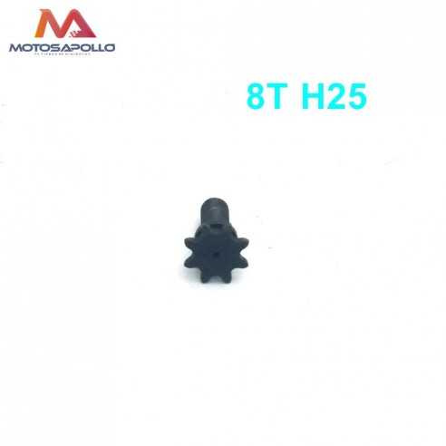Piñon salida H25 8T minimoto-Motosapollo.com