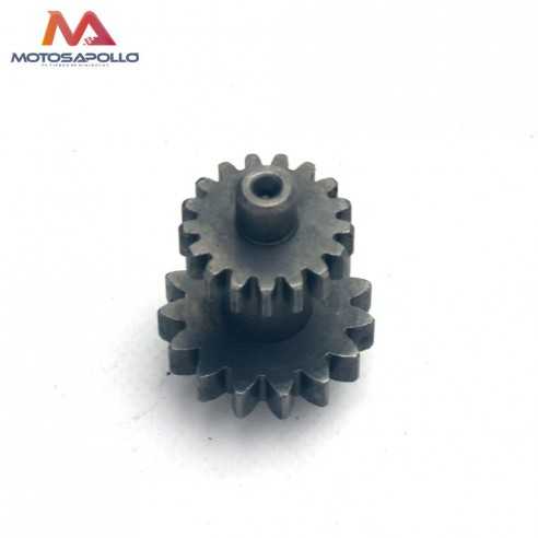Piñon reductor motor arranque 15-17T pit bike-Motosapollo.com