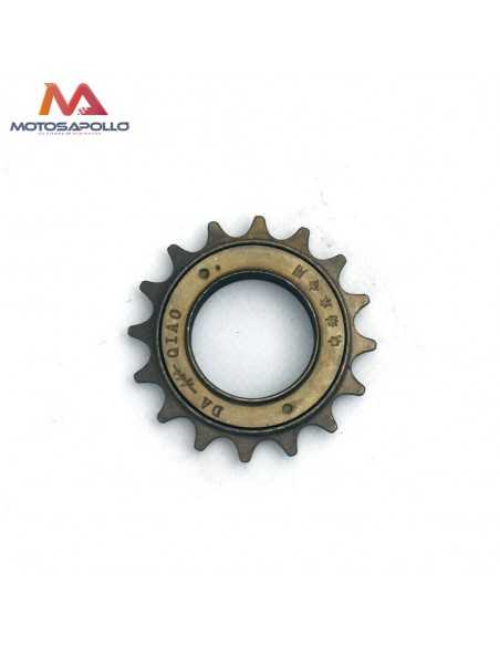 Piñon libre 16T kart pedal-Motosapollo.com