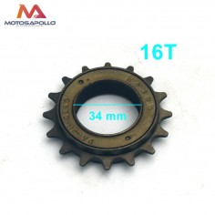 Piñon libre 16T kart pedal-Motosapollo.com 2
