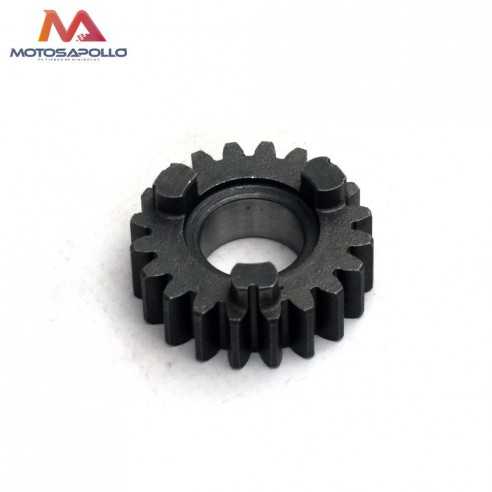 Piñon caja cambio 20T 17mm motocross - Motosapollo.com