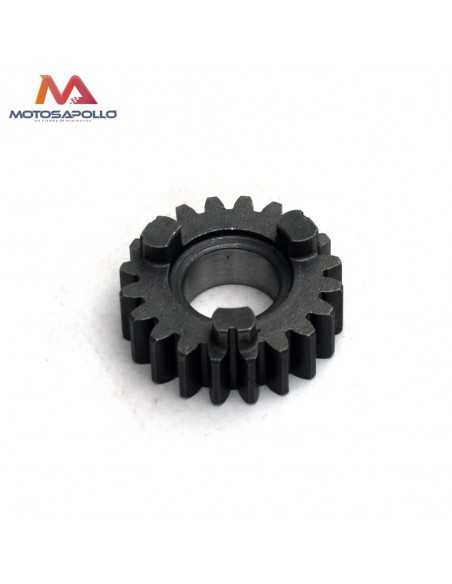 Piñon caja cambio 20T 17mm motocross - Motosapollo.com