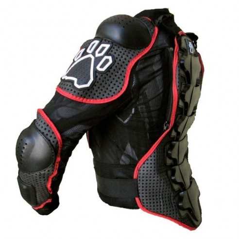 Peto integral rojo adulto - Motosapollo.com