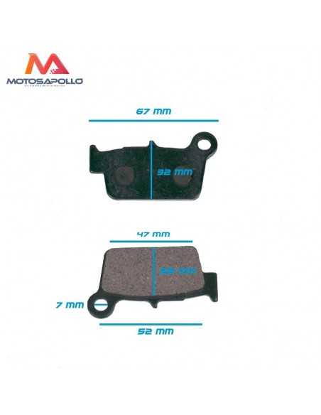 PASTILLAS FRENO AGB31 TRASERA | Motosapollo.com