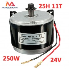 Motor electrico 250W 24V - Motosapollo.com