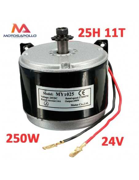 Motor electrico 250W 24V - Motosapollo.com