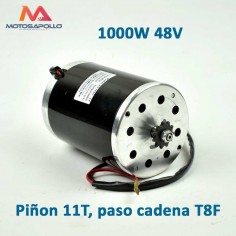 Motor eléctrico 1000W 48V T8F 11T - Motosapollo.com