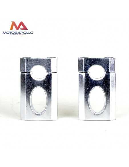 Torretas manillar 22mm pit bike altura 90 mm - Motosapollo.com