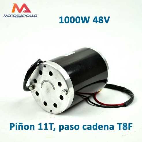 Motor eléctrico 1000W 48V T8F 11T - Motosapollo.com