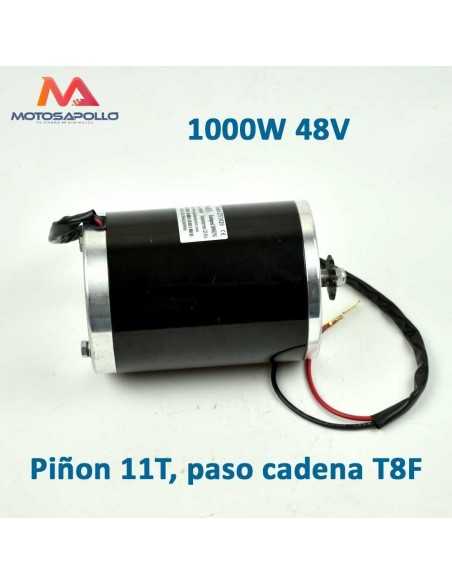 Motor eléctrico 1000W 48V T8F 11T - Motosapollo.com