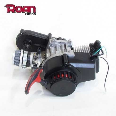 Motor 49cc V3 reductora larga - Motosapollo.com